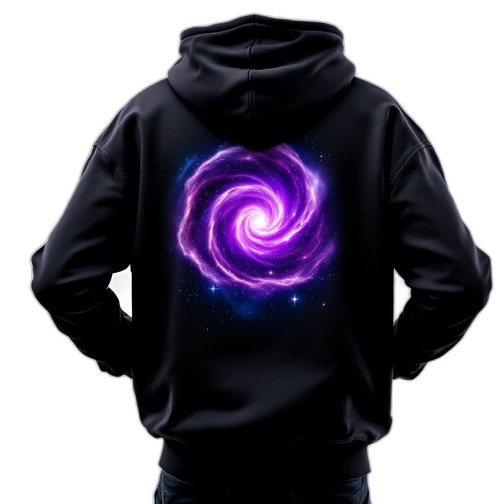 Galaxy Web Hoodie back